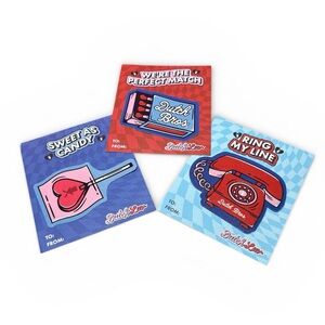 Dutch Bros Dutch LUV set of 3 Valentine card stickers